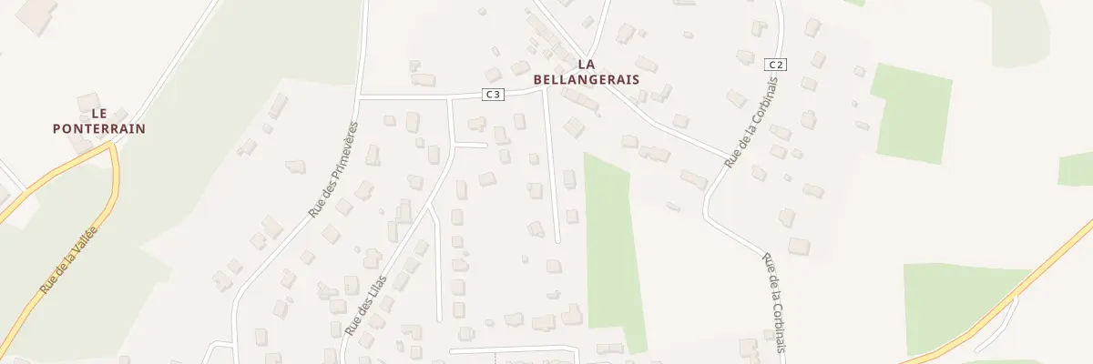 Plan du 5223 La Bellangerie à Bobital