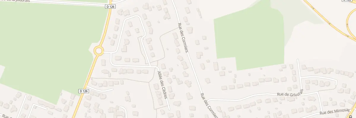 Plan du 25 Rue des Cormiers à Pontchâteau