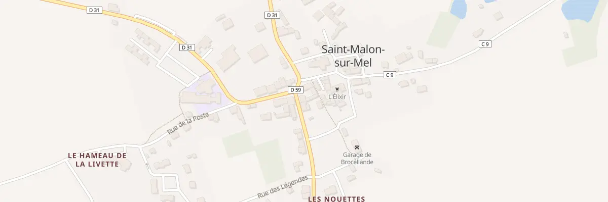 Plan du 3 Rue de la Marette à Saint-Malon-sur-Mel