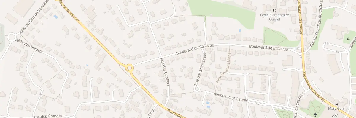 Plan du 29 Bd de Bellevue à Pontchâteau