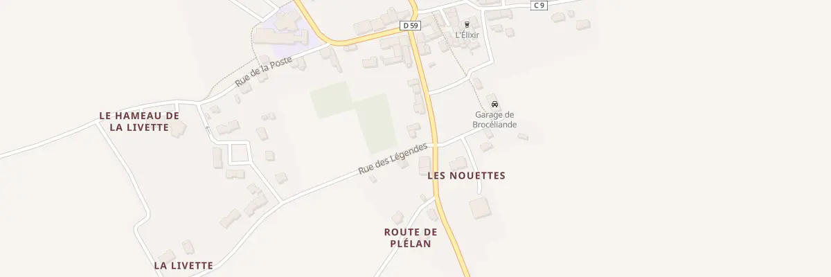 Plan du 12 Rue de la Marette à Saint-Malon-sur-Mel