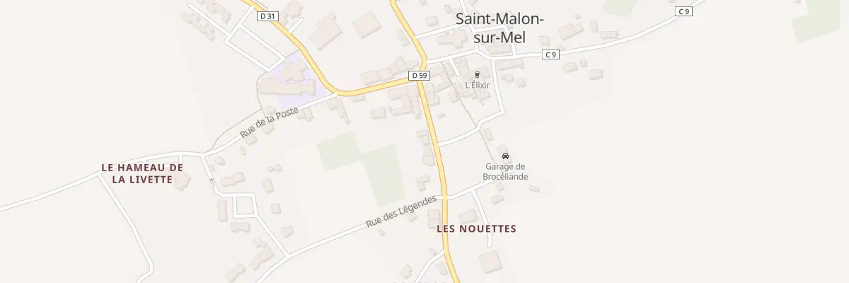 Plan du 6 Rue de la Marette à Saint-Malon-sur-Mel