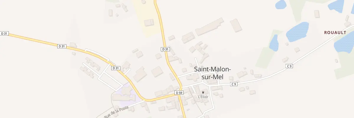 Plan du 28 Pl de l’Eglise à Saint-Malon-sur-Mel