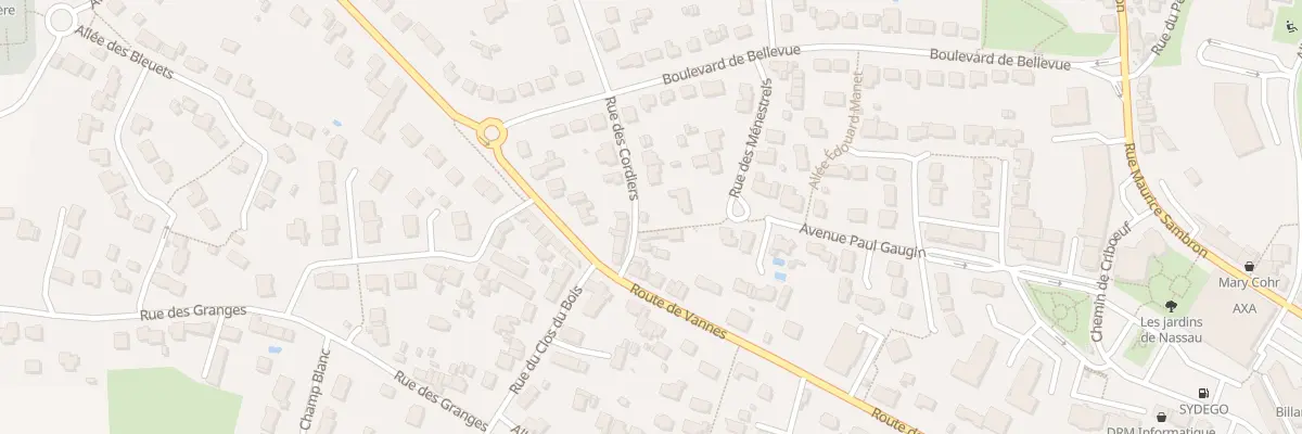 Plan du 10 Rue des Menestrels à Pontchâteau