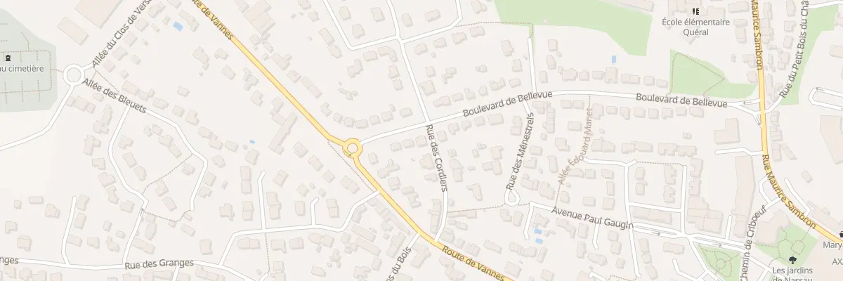 Plan du 35 Bd de Bellevue à Pontchâteau