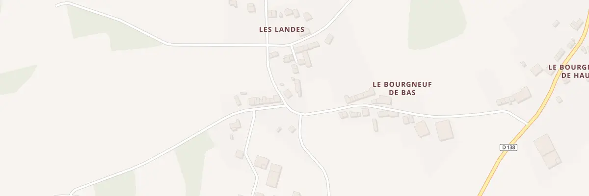 Plan du 5613 Les Landes à Carentoir