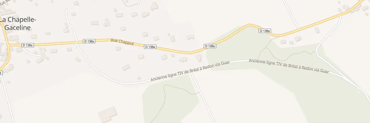 Plan du 22 Rue Chapput à La Gacilly