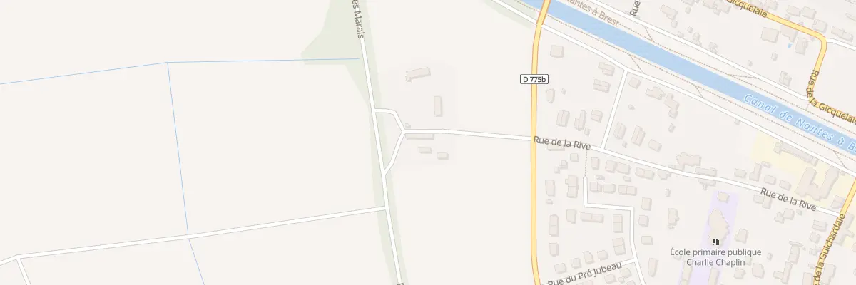 Plan du 33 Rue de la Rive à Redon