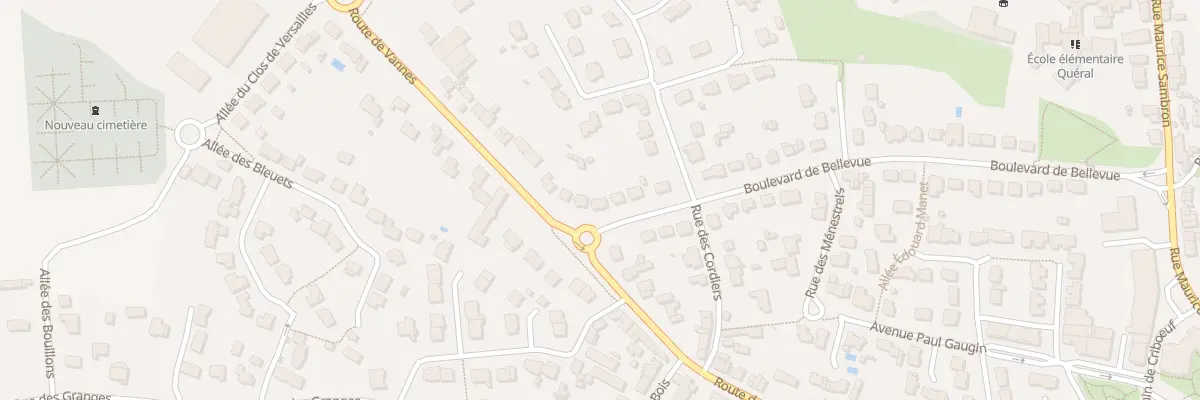 Plan du 50 Bd de Bellevue à Pontchâteau