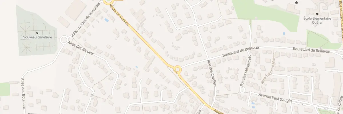 Plan du 54 Bd de Bellevue à Pontchâteau