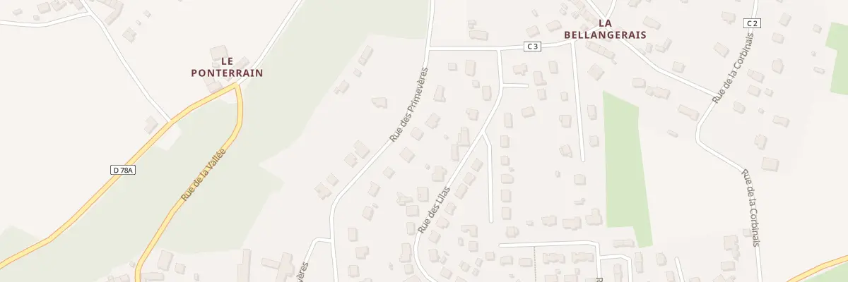 Plan du 21 Rue des Primevères à Bobital