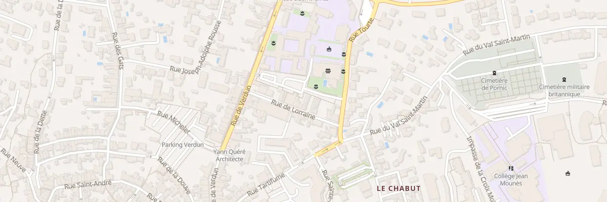 Plan du 11 Rue de Lorraine à Pornic
