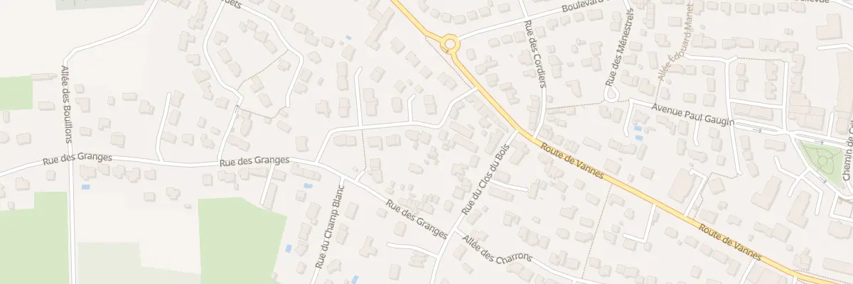 Plan du 7 Rue du Clos des Granges à Pontchâteau