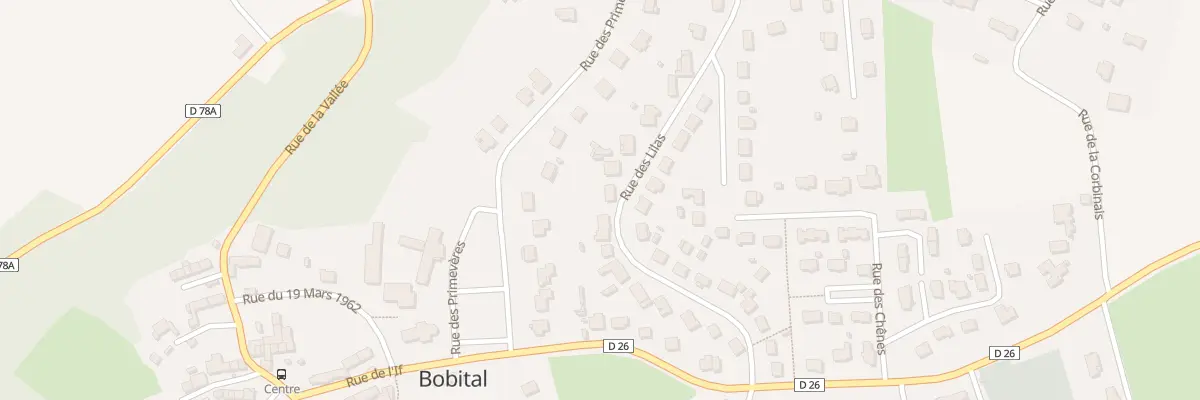 Plan du 18 Rue des Lilas à Bobital