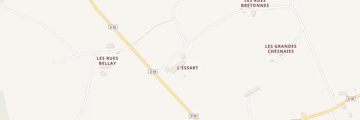 Plan du 5431 L’Essart à Paimpont