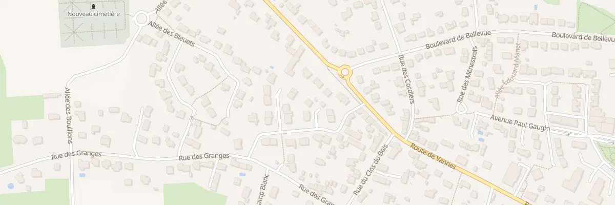 Plan du 6 Rue du Clos des Granges à Pontchâteau