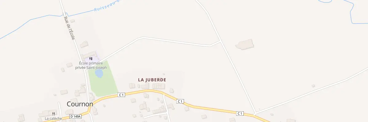 Plan du 23 Rue de la Juberde à Cournon