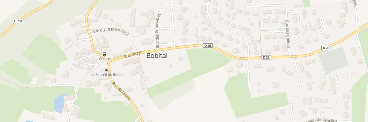 Plan du 2 Rue des Fougères à Bobital