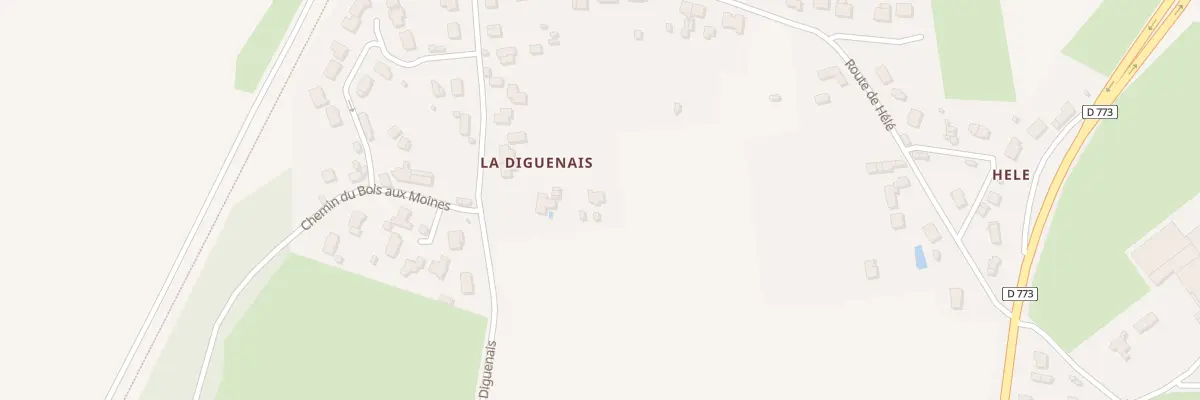 Plan du 17 Rte de la Diguenais à Donges