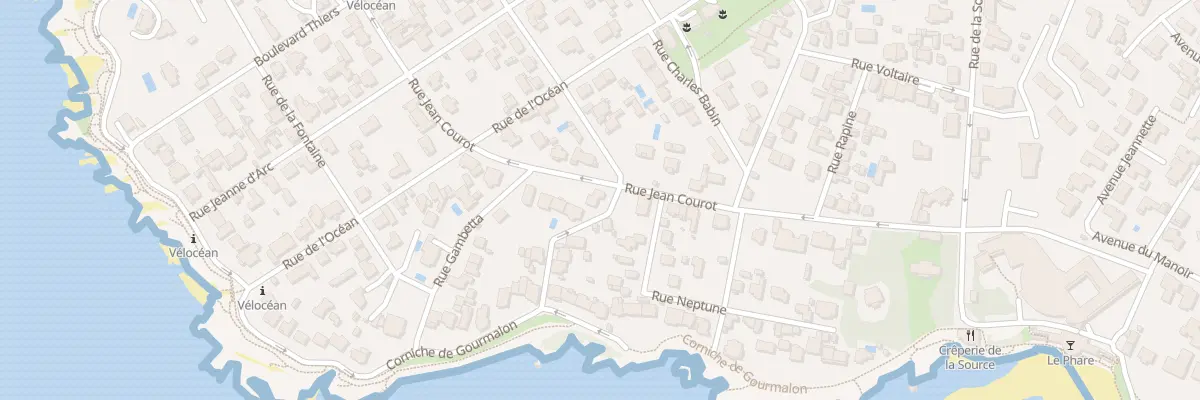 Plan du 30 Rue Jean Courot à Pornic