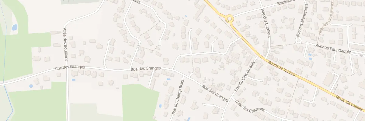 Plan du 17 Rue du Clos des Granges à Pontchâteau