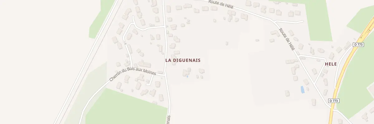 Plan du 15 Rte de la Diguenais à Donges
