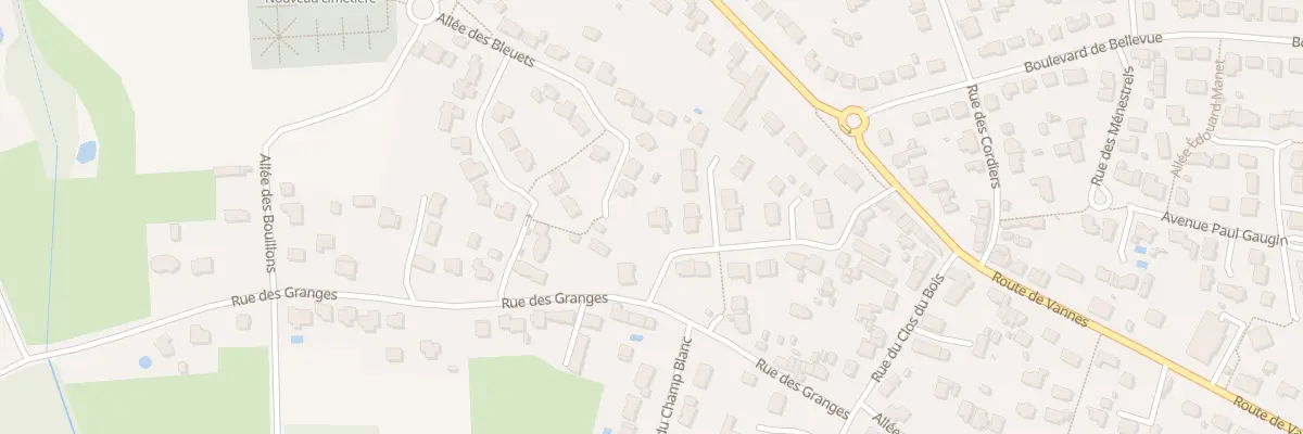 Plan du 26 Rue du Clos des Granges à Pontchâteau