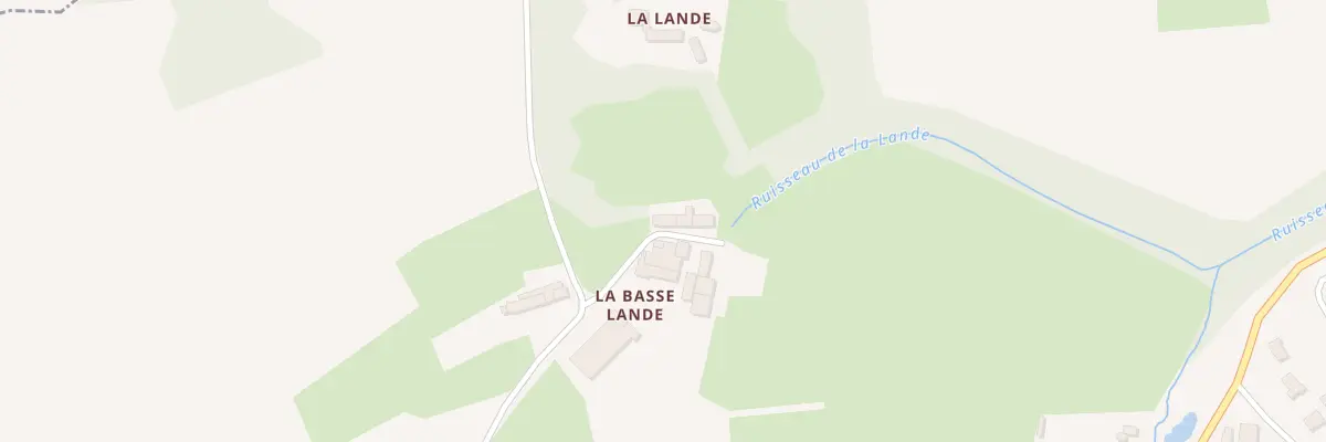 Plan du 9 La Basse Lande à Quévert