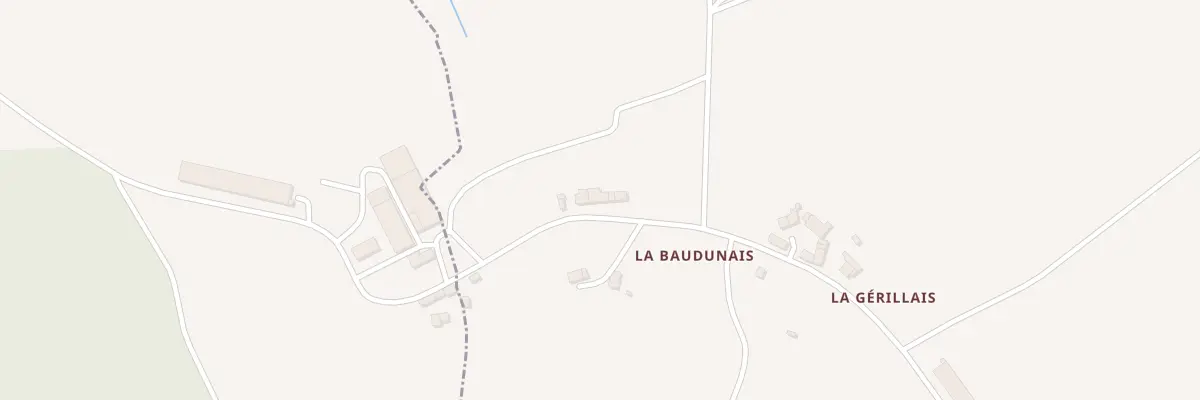 Plan du 14 La Gérillais à Comblessac