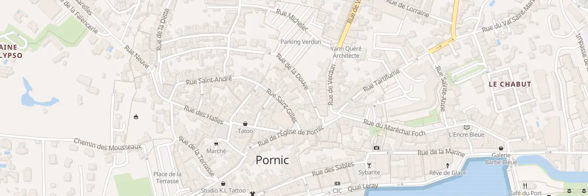 Plan du 12 Rue Saint-Gilles à Pornic