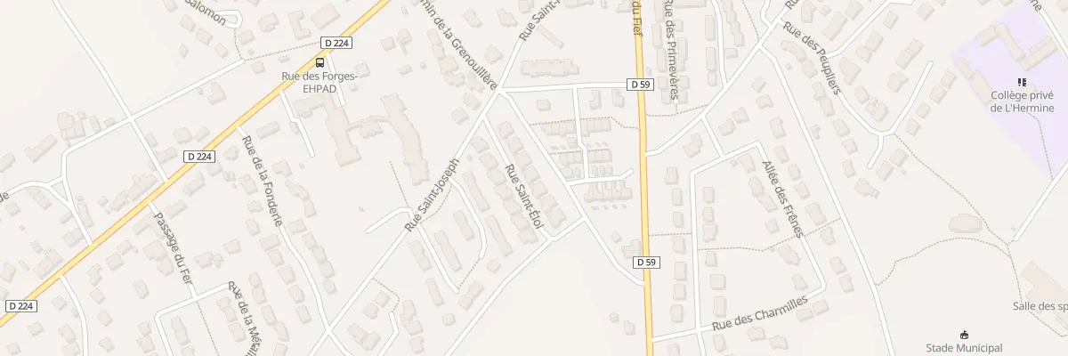 Plan du 7 Rue St Eloi à Plélan-le-Grand