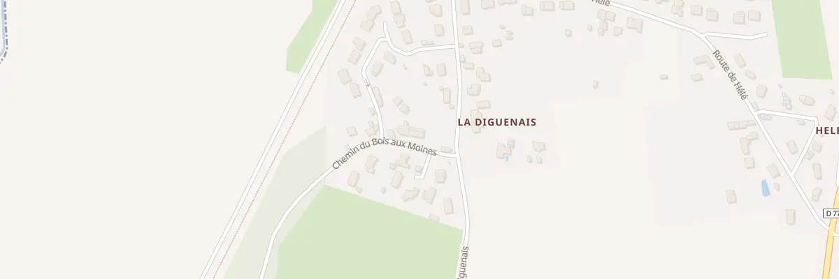 Plan du 4 Che du Bois aux Moines à Donges