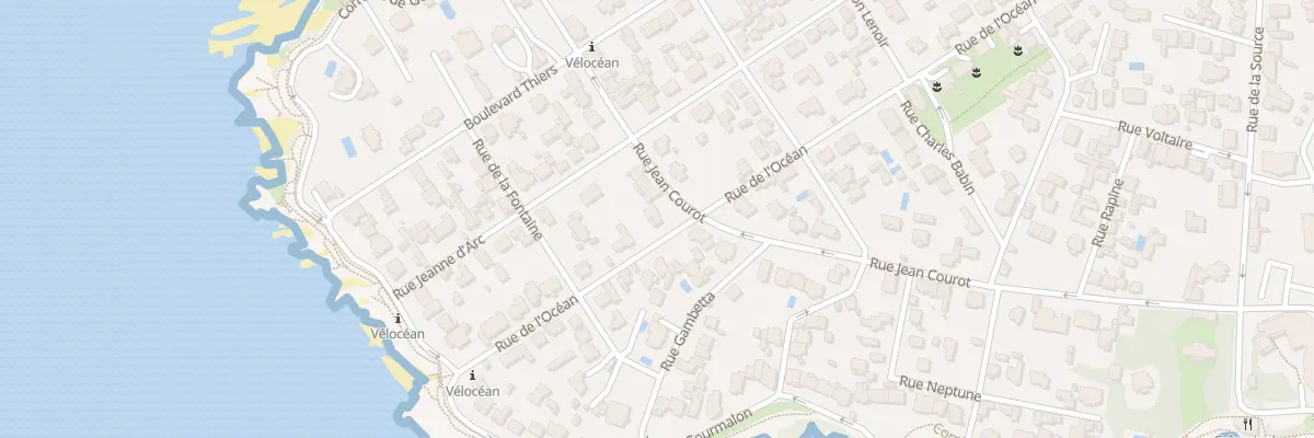 Plan du 16 Rue Jean Courot à Pornic