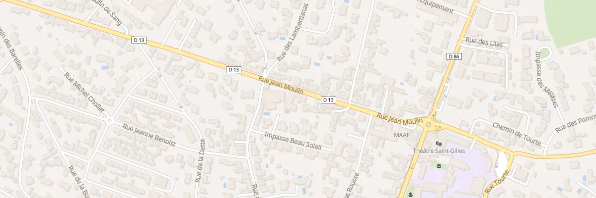 Plan du 50 Rue Jean Moulin Ste Marie à Pornic