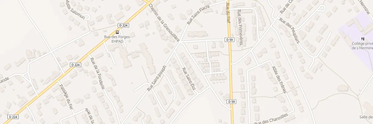 Plan du 3 Rue St Eloi à Plélan-le-Grand