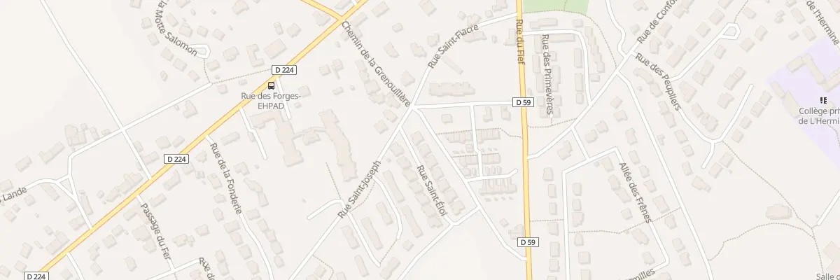 Plan du 1 Rue St Eloi à Plélan-le-Grand