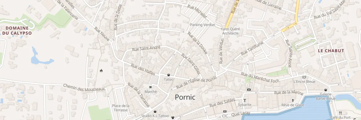 Plan du 2 Rue de la Grande Aire à Pornic
