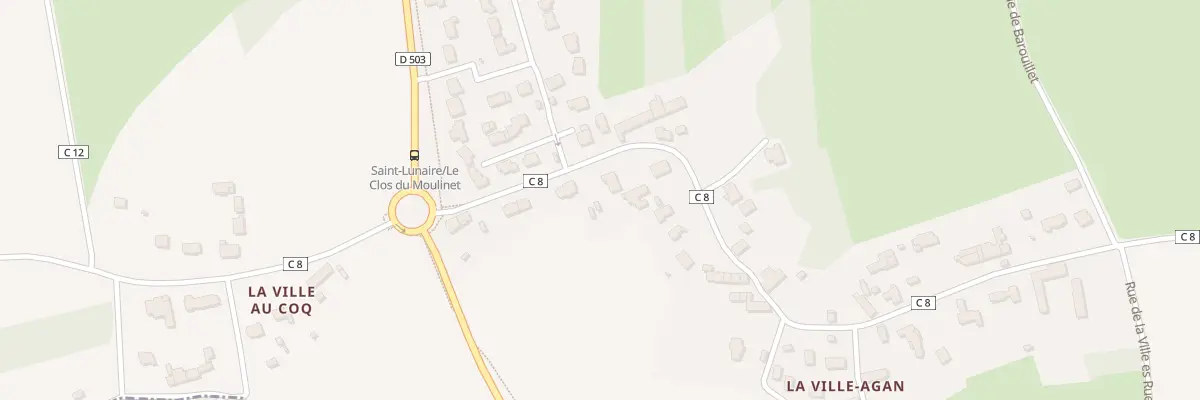 Plan du 513 Rue de la Ville Agan à Saint-Lunaire