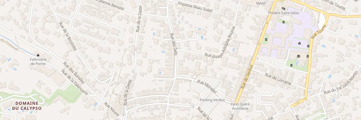 Plan du 20 Rue des Gâts à Pornic