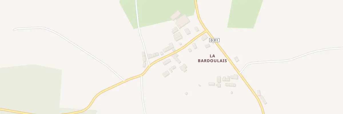 Plan du 360 La Bardoulais à Guer