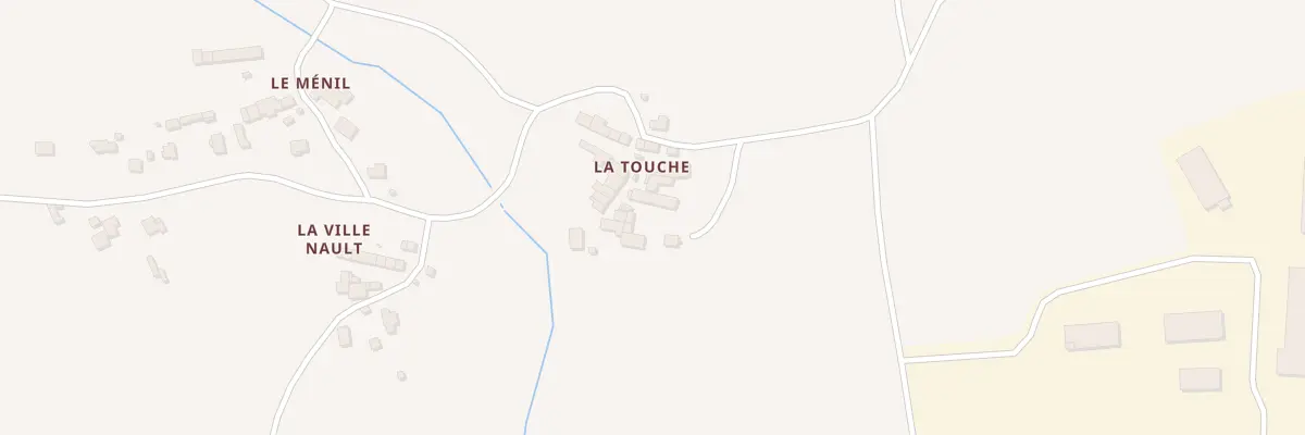 Plan du 52 La Touche à Plumaudan