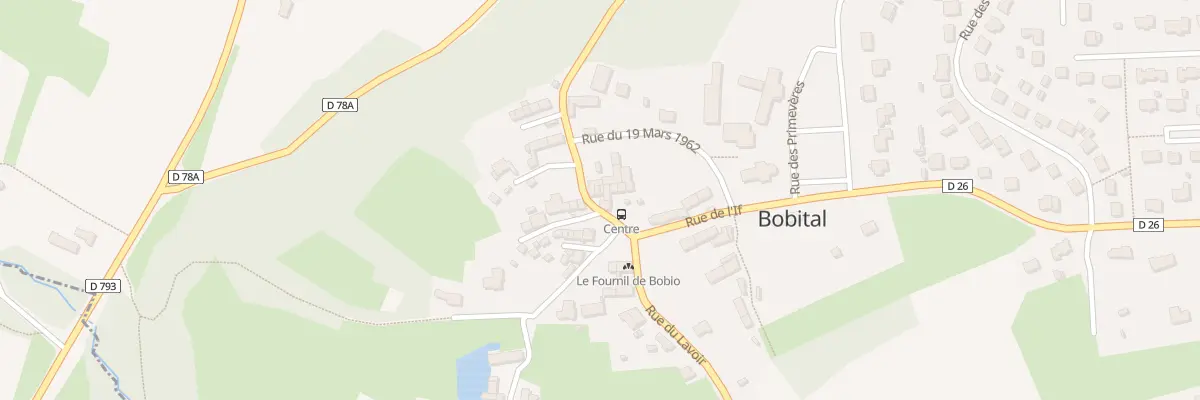 Plan du 7 Rue de la Vallée à Bobital