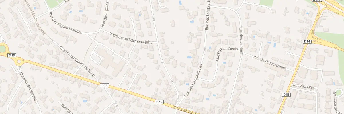 Plan du 10 Rue des Olivettes à Pornic