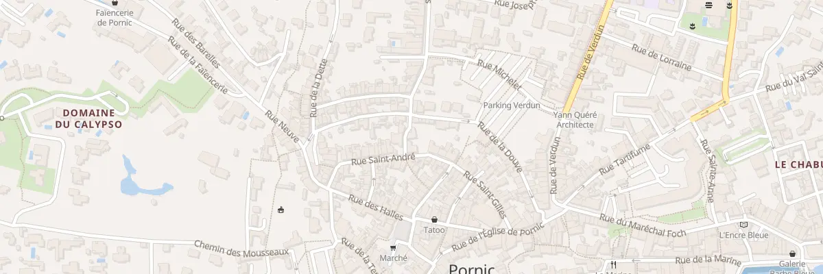Plan du 4 Rue des Gâts à Pornic