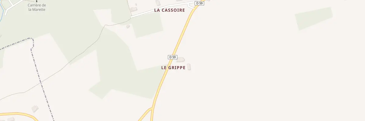 Plan du 23 Le Gripe à Saint-Malon-sur-Mel