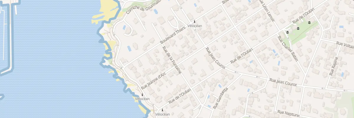Plan du 17 Rue Jeanne d’Arc à Pornic