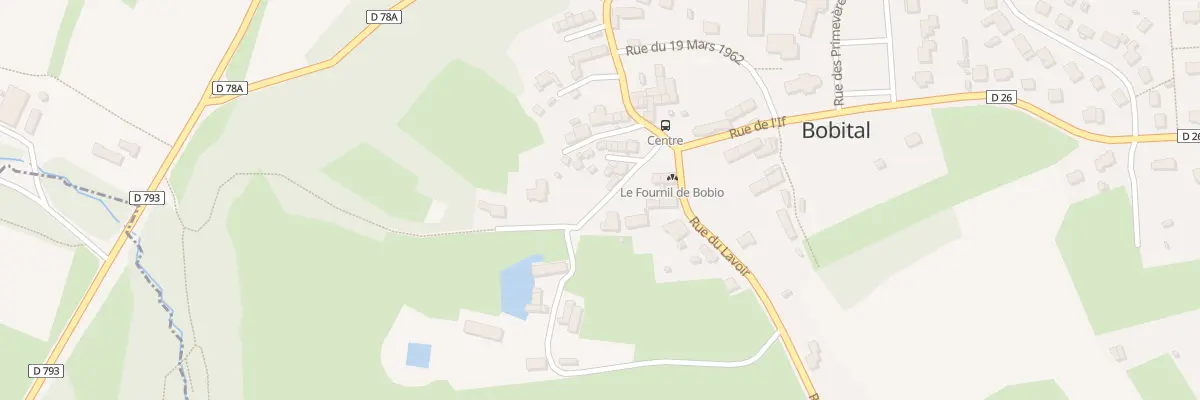 Plan du 2 Rue du Bois le Rault à Bobital