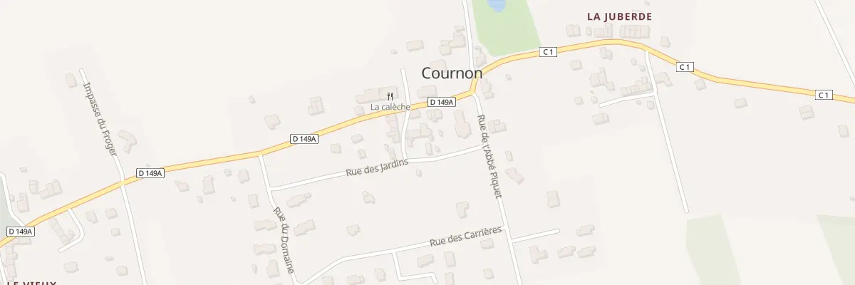 Plan du 2 Rue des Jardins à Cournon