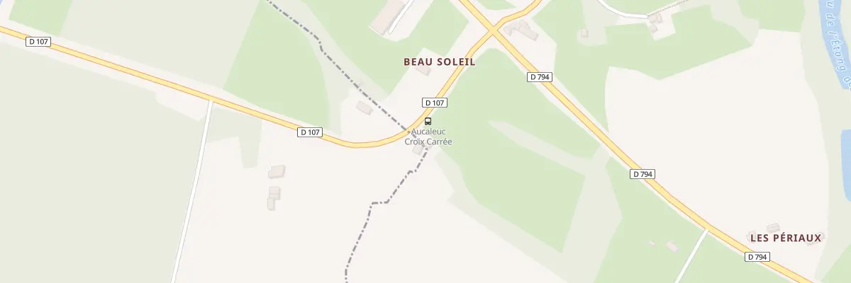 Plan du 6 La Croix Carree à Aucaleuc