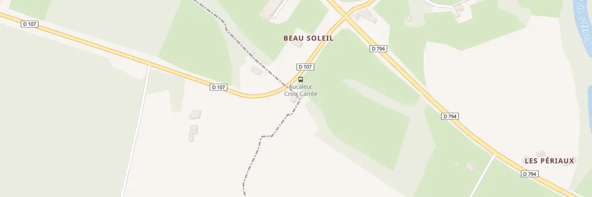 Plan du 4 La Croix Carree à Aucaleuc